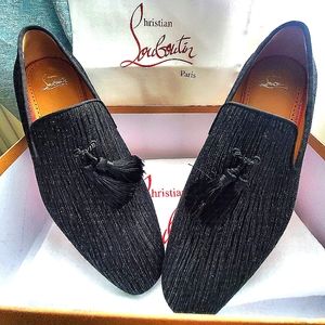 Christian Louboutin Officialito Flat Crostata BK01 black Loafers